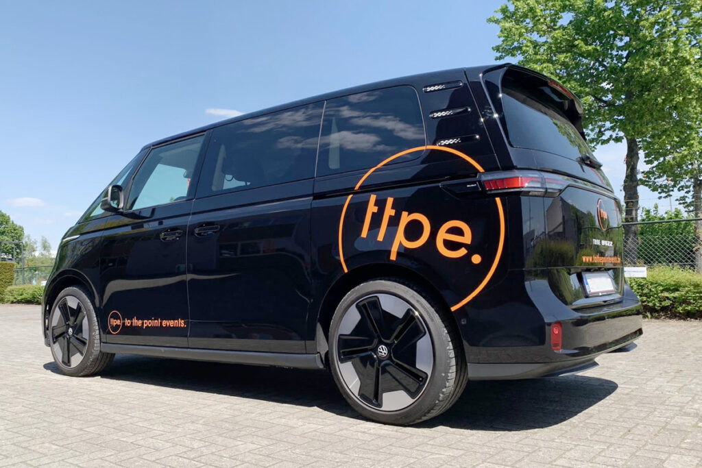 Autosticker | Bedrijfswagen belettering | To The Point Events