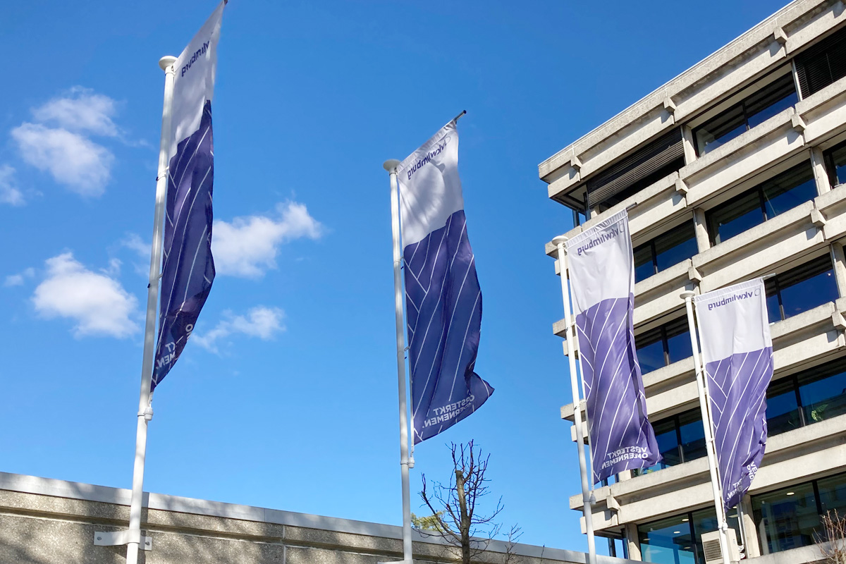 Baniervlaggen | Gevelvlag | Vlag bedrukken | VKW Limburg