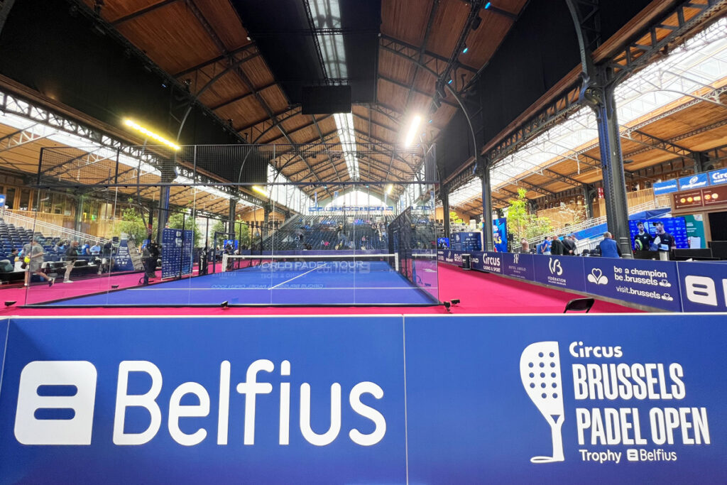 Bedrukte stadion boarding | Printing sportevenementen | Brussels Padel Open