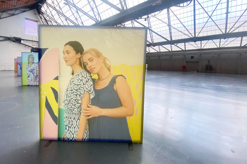 Modeshow decor prints | Visuals fashion show | Modeshow LolaLiza