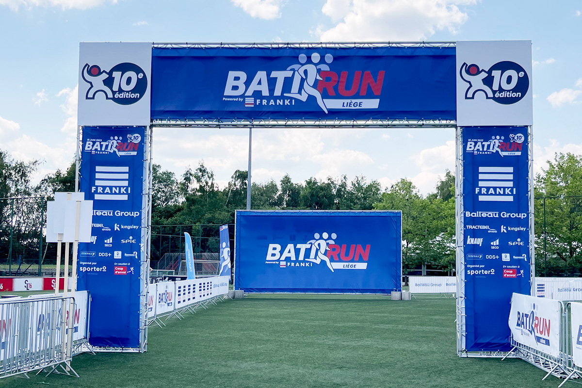 Start- en finishboog sportevenement huren | Batirun Sportero