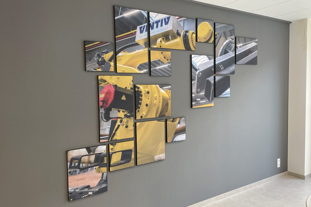 Stijlvolle textielframes voor kantoorinrichting | Vintiv